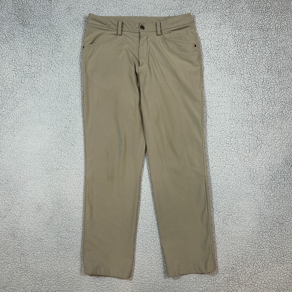 Lululemon Pants Mens 32 Brown ABC Slim Fit Chino Casual‎ Athleisure Outdoor